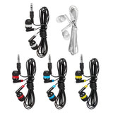 Bulk Earbuds 100 Pack Headphones Ear Buds Multi Colored for School - KEEWONDA