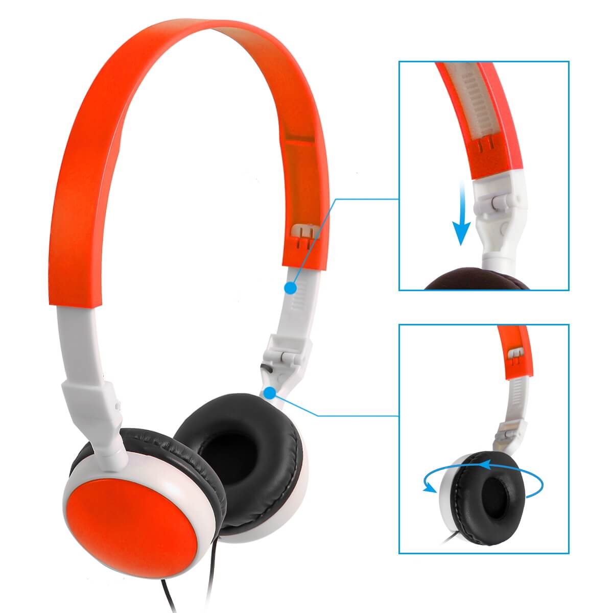 25 Pack Kids Headphones in Bulk for Classroom Library Hospital - KEEWONDA