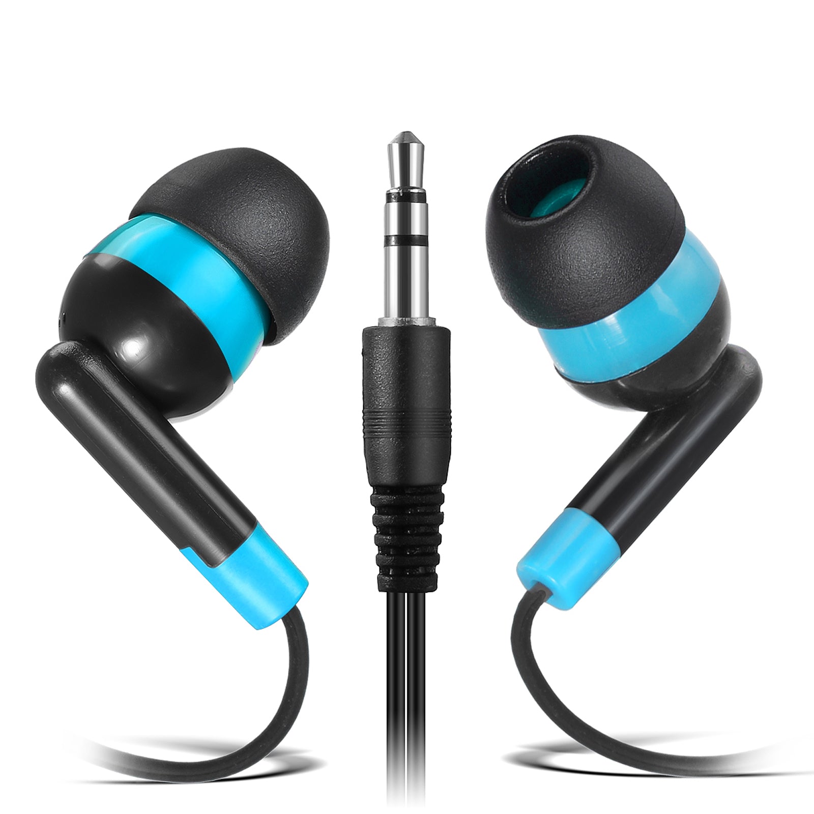 50 Pack Earbuds in Bulk Classroom Bundle Packs School Headphones - KEEWONDA
