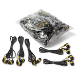Kids Earbuds Bulk 50 Pack Childrens Earphones for Classroom - KEEWONDA