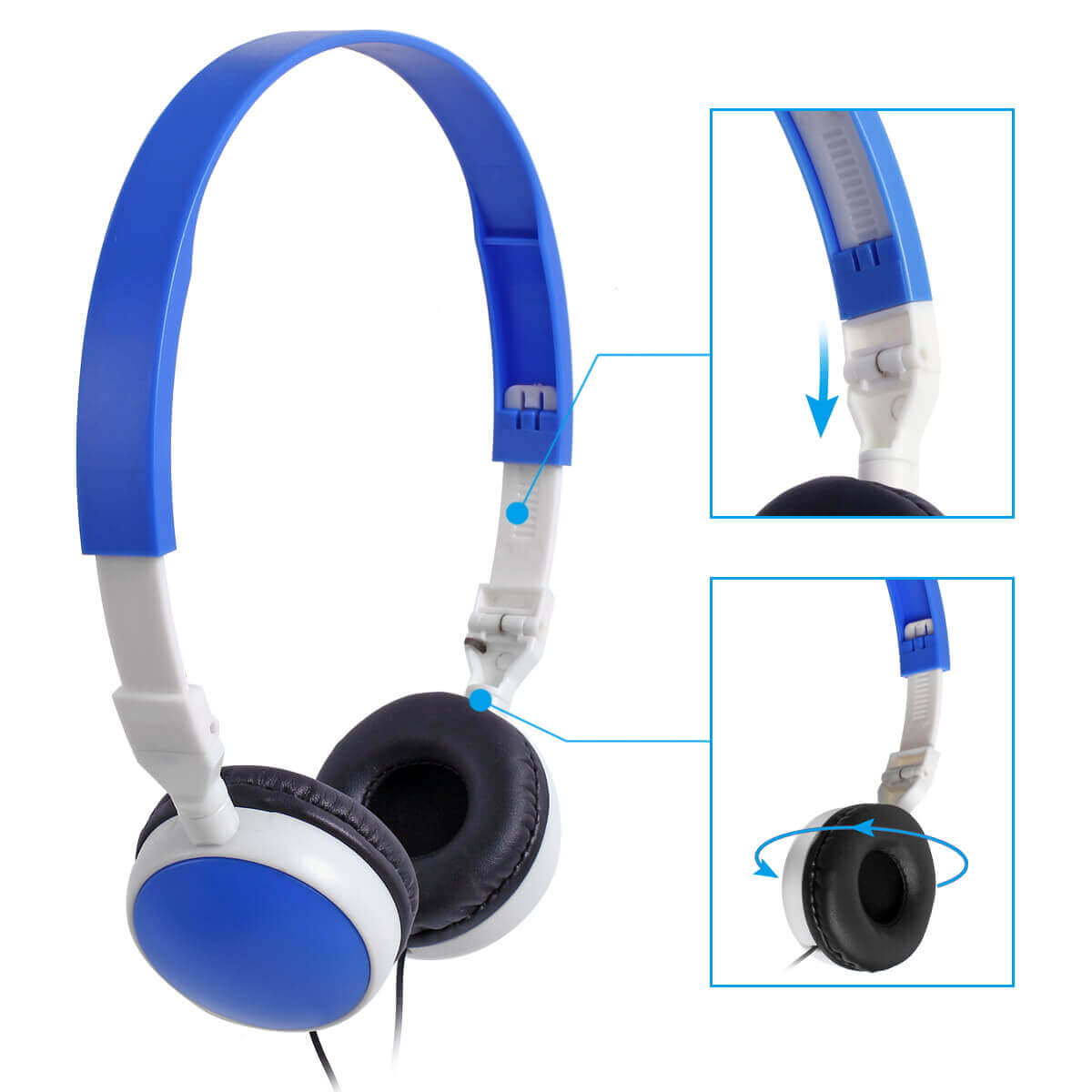 Kids Headphones in Bulk 25 Pack for School Classrooms Libraries Hotels - KEEWONDA