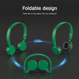 Keewonda Bulk Classroom Headphones 12-Pack , 85dB Volume Safe, No Mic, Wired Kids Headsets for Computer Lab, Library, After-School Program - Black, Orange, Green, Cyan