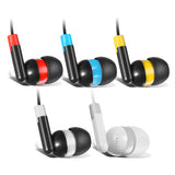 Keewonda 50 Pack Multi Colored Ear Buds Bulk Headphones Earbuds - KEEWONDA