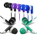 Bulk Earbuds 50 Pack School Assorted Colors Kids Earphones - KEEWONDA