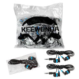 50 Pack Earbuds in Bulk Classroom Bundle Packs School Headphones - KEEWONDA