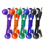 Bulk Earbuds 100 Pack Headphones Mixed 5 Colors for Classroom Kids - KEEWONDA