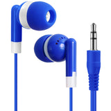 Bulk Earbuds Headphones 100 pack Inexpensive Ear Buds for Kids Classroom Students - KEEWONDA